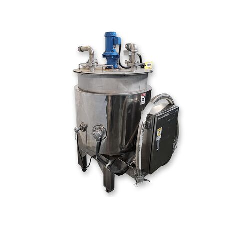 65 gallon Stainless Steel Insulated thermal sanitary mix tank kettle, 230 V., 3-phase - Image 1