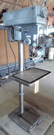 15" Clausing #16VT-1, single spindle drill, 4.75" spindle travel, 500-4000 RPM, 3/4 HP, #2MT - Image 2