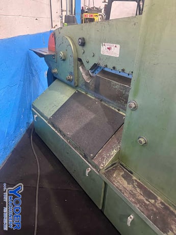 6" x 6" x 5/8" Piranha #PII-140, hydraulic ironworker, 140 ton, 20-1/2" throat, 5-1/4" stroke, 1999 - Image 6