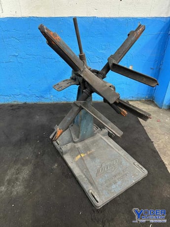 1000 lb. Littell #10, coil reel, 13" width, 52" outside dimensions, 10"-22" ID, manual expansion - Image 8