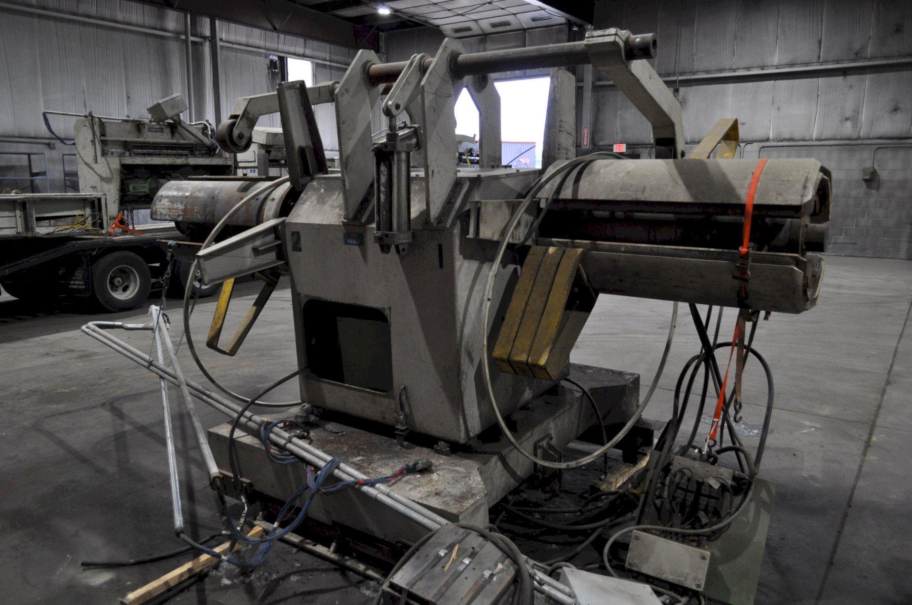 40" x .118" Talent, Cut-To-Length line, 10000 lb., 43" mandrel, 60" OD, 19"-24" ID, keepers, hydraulic - Image 1