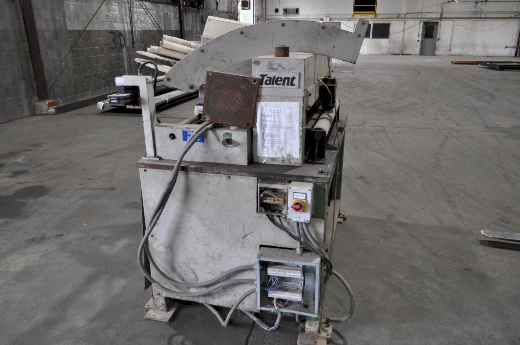40" x .118" Talent, Cut-To-Length line, 10000 lb., 43" mandrel, 60" OD, 19"-24" ID, keepers, hydraulic - Image 4