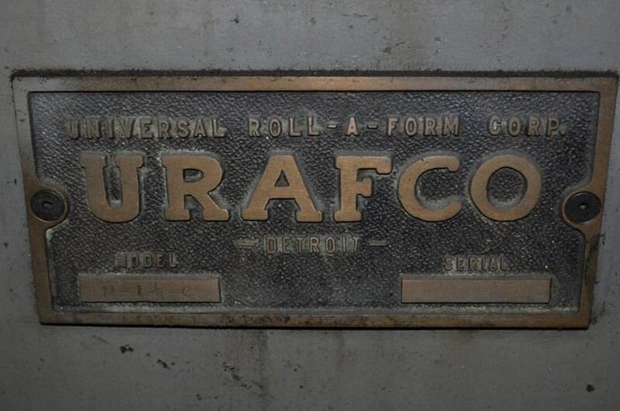 4 Stand, Urafco #M-1-1/4-C, rollformer, 5" roll space, 1.25" shaft diameter, 1.75" vertical adj., 7" - Image 10