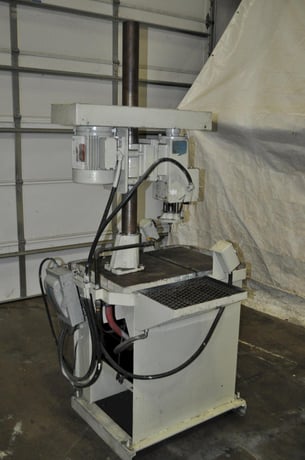 Ettco #ATU-4, lead screw tapper, 4" stroke, 20.5" x21" table, 26" vertical clearance, coolant, foot pedal - Image 2