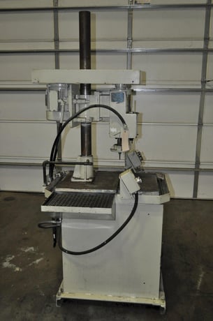 Ettco #ATU-4, lead screw tapper, 4" stroke, 20.5" x21" table, 26" vertical clearance, coolant, foot pedal - Image 3