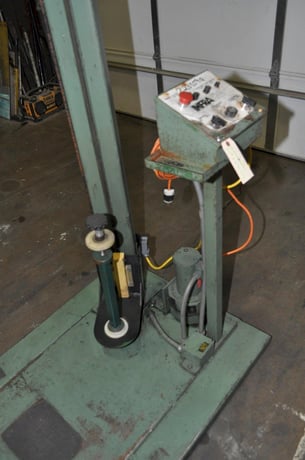 Infrapak, stretch pallet wrapper, 60" rotary table, 60" vertical travel, variable speed film carriage - Image 5