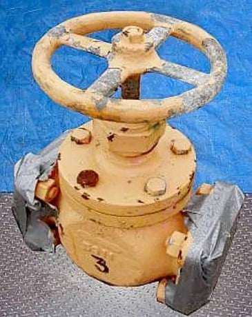 3" Ammonia Valve, Handle diameter: 9" Inlets/outlets: (2) 3" diameter ports with 6" - Image 4