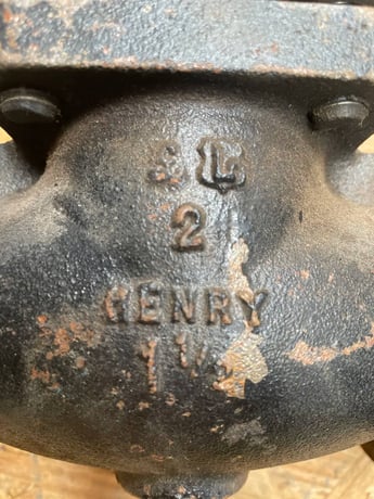 1-1/2" Henry Technologies Valve Co 152A Ammonia Flange Globe Shut-Off Valve - Image 7