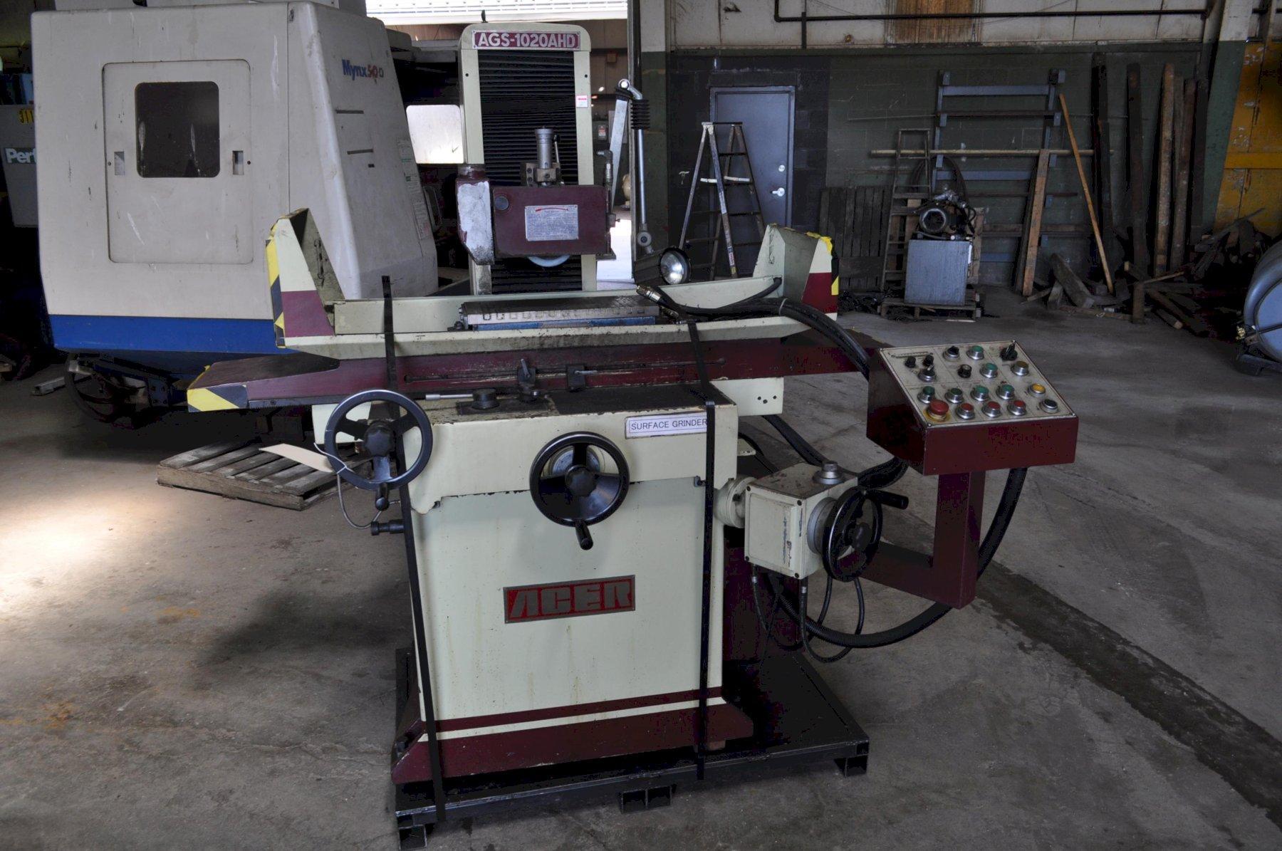 10" x 20" Acer #AGS-1020AHD, hydraulic surface grinder, electromagnetic chuck, wheel dresser, coolant, 5 HP - Image 2