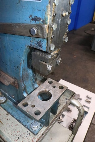 12 Ton, Kidder #56BM-C, hydraulic punch press, 13/16" stroke, 2.5" throat, 5.25" open, 4-7/16" Shut Height - Image 5