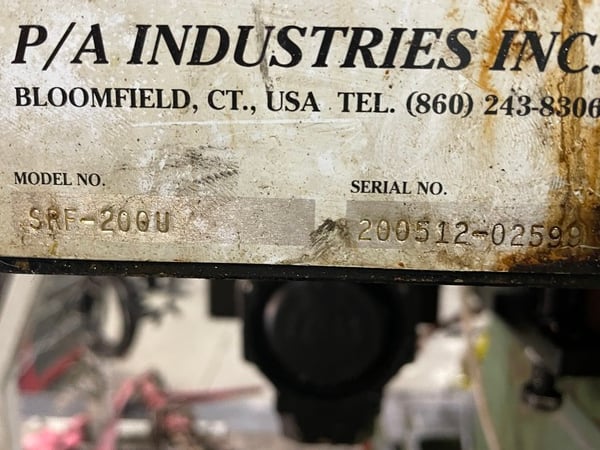 PA Industries #SRF-200U, servo feeder, new - Image 4