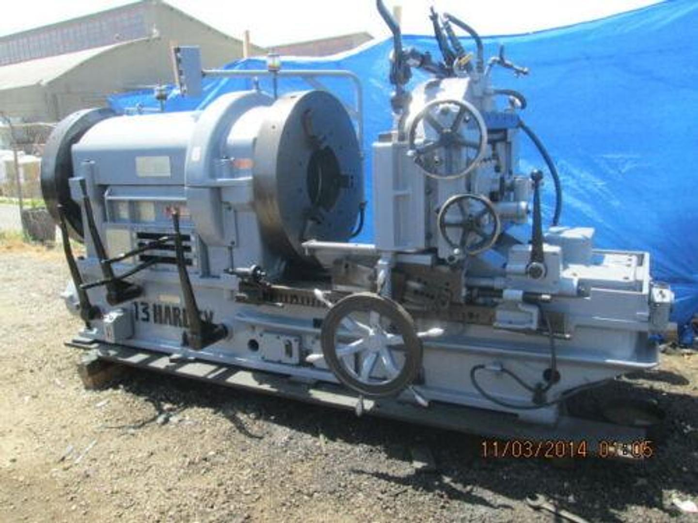 13" Harley #HP753, Landis style heavy duty large capacity pipe threading machine, 1982 - Image 2