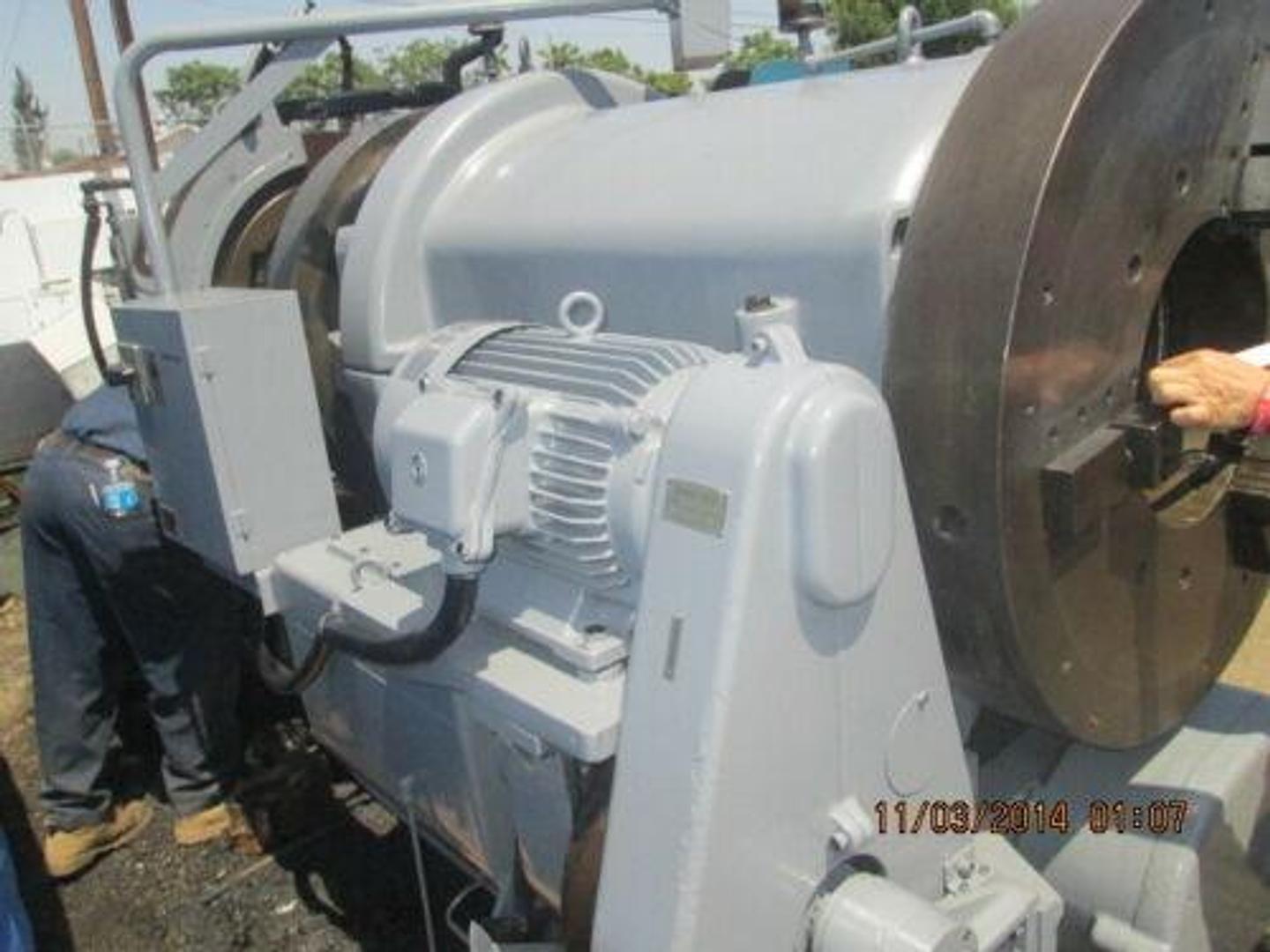 13" Harley #HP753, Landis style heavy duty large capacity pipe threading machine, 1982 - Image 8