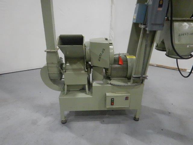 Jay Bee #3CB, hammermill, 10 HP, self contained cyclone for dustless grinding - Image 7