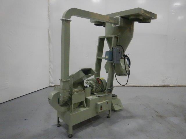 Jay Bee #3CB, hammermill, 10 HP, self contained cyclone for dustless grinding - Image 9