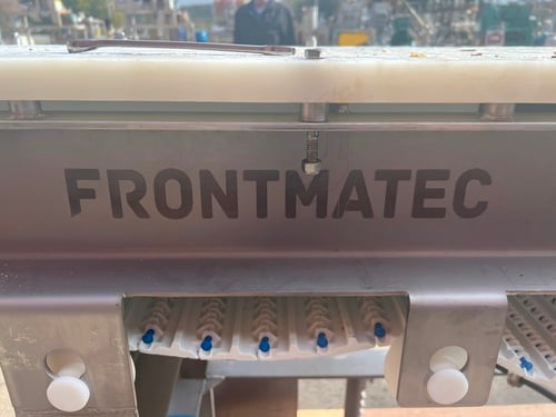 18" wide x 6' long Frontmatec, Stainless Steel Belt Conveyor, plastic interlocked washdown belt - Image 7