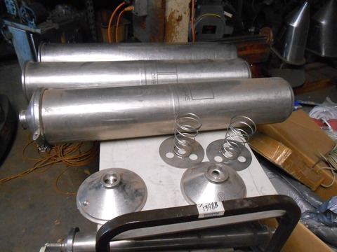 6-3/8" diameter x 31" L Millipore #F-3MT31, Filter Housing,, 2" inlet/outlet, qty. 3 - Image 2