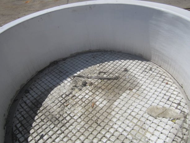 White #P-55, Ceramic Vacuum Bed Filter, 36" diameter x 13" lower section, 3/4" side bottom outlet, 36" x 13" - Image 6