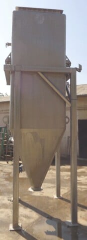 Semi-Bulk Systems #S6171-11-A, Bag Break Station, Stainless Steel, Sanitary, w/Dust Collector, 2004 - Image 3