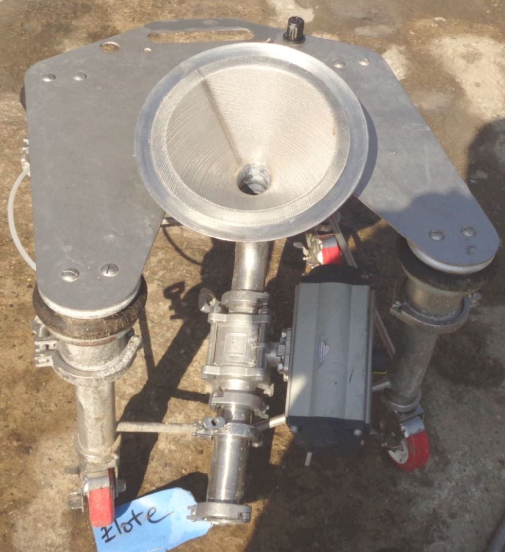Semi-Bulk Systems #S6171-11-A, Bag Break Station, Stainless Steel, Sanitary, w/Dust Collector, 2004 - Image 4