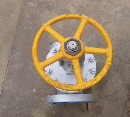 4" Stem & Yoke #Class-300, Gate Valve, Carbon Steel, 740 psi @ 100 deg. F, 410 psi @ 800 deg. F, 2019 - Image 4
