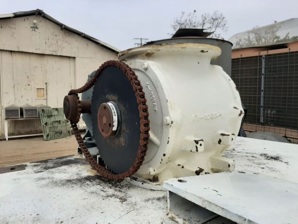 10" Prater #BFF1514-10H-1-L, Rotary Airlock Valve, Carbon Steel, 8" inlet/outlet, 2 HP, 230/460V, 1715 RPM - Image 5
