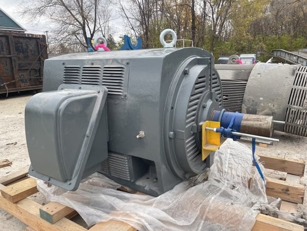 200 HP 600 RPM Teco Westinghouse, Frame 5808C, Drip-Proof Ball Bearing, 2300/4160 Volts, New Surplus - Image 5