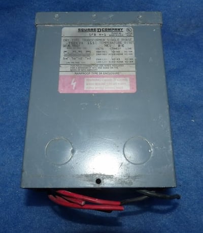 .750 KVA 240/480 Primary, 120/240 Secondary, Square D 750SV1F, dry type 1 phase transformer, 1 yr warranty - Image 1
