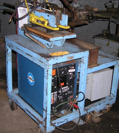 Guild, butt welder equipped with Miller Econotwin 150, tag #13923 - Image 1