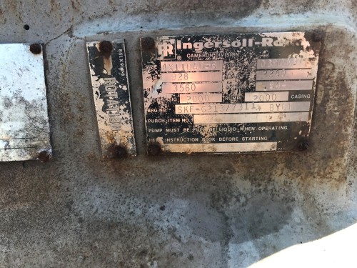 928 GPM @ 2240' TDH, Ingersoll-Rand, 4x11 DAD, 6 STG (CA15), 3560 RPM - Image 5