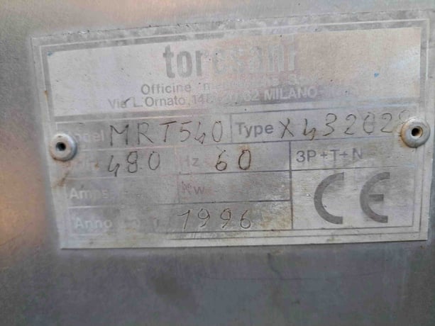 Toresani #MRT-540, Ravioli Pasta Machine, 140 strokes/min. for ravioli, 120 strokes/min. for cappelletti - Image 9