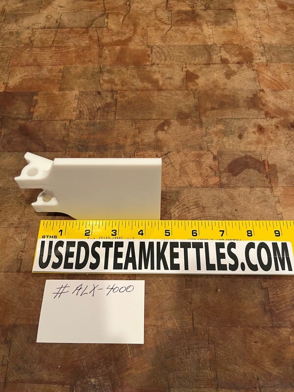 Steam Kettle Scraper, Ameriscrape #ALX-4000, straight front edge, 3.5" wide x 4.5" long x 1/4" thick, H.D. - Image 3