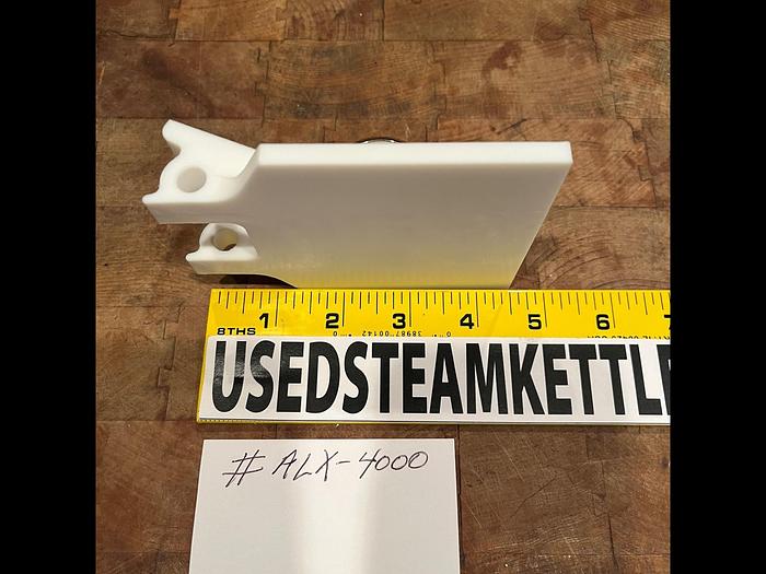 Steam Kettle Scraper, Ameriscrape #ALX-4000, straight front edge, 3.5" wide x 4.5" long x 1/4" thick, H.D. - Image 4