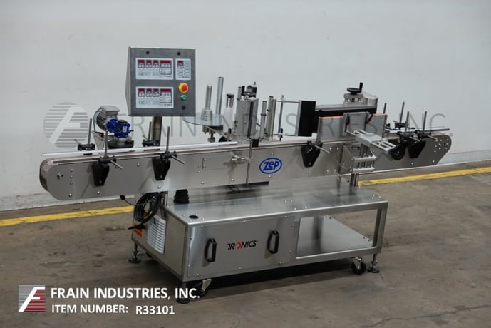 Tronics #S30, Stainless Steel, open frame, stepper motor, pressure sensitive, wrap labeler rated from - Image 1