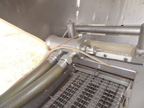 Brine Needle Injector, 14" width x 6.5' L Stainless Steel chain belt conveyor w/triangular shaped picks, (5) - Image 6