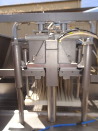 Brine Needle Injector, 25" width feed w/(25) bottom rows, 88" L table/conveyor, two sections w/(6) rows of - Image 9