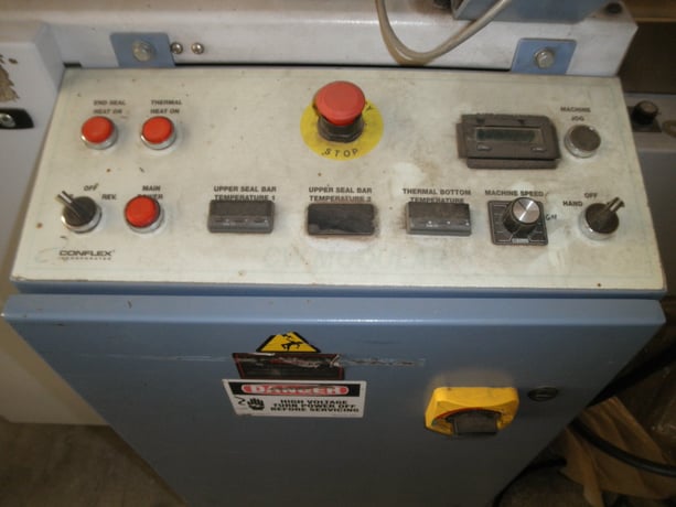 Conflex #CWM-160, Overwrapper, 16" wide, 220 Volt, 60 PSI, 25 Amps, 1 CFM - Image 5