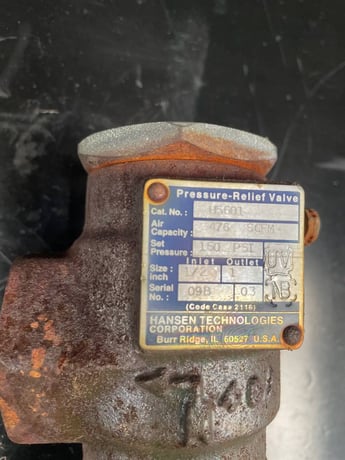 Hansen Technologies H5601 Pressure Relief Valve ( 1/2" x 1" ) - Image 7
