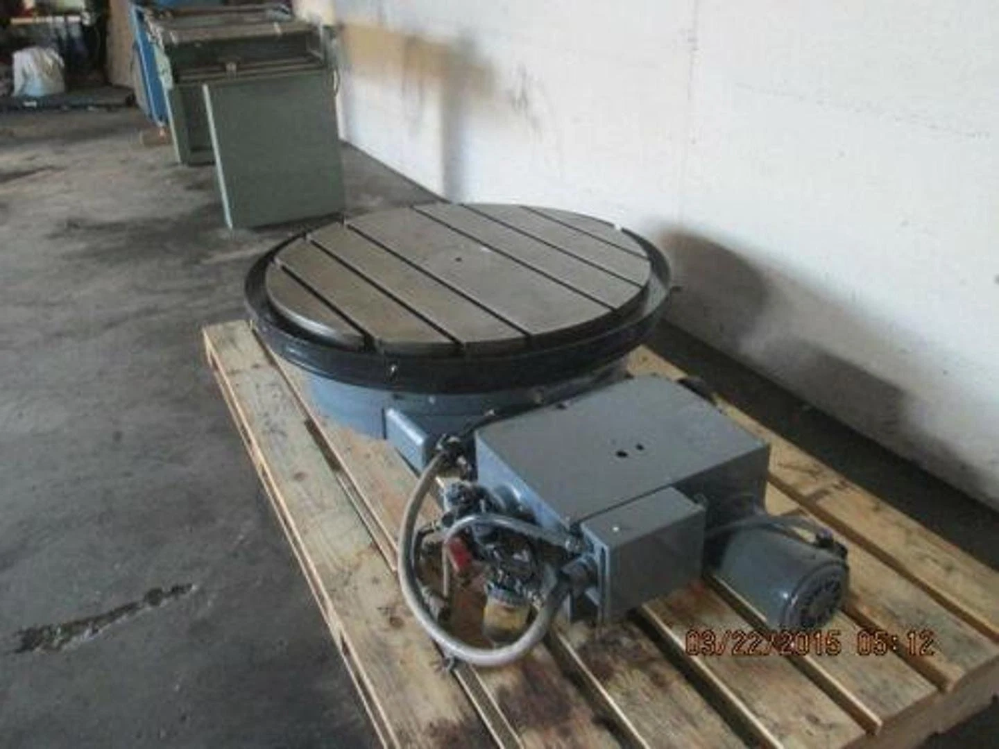 42" Lucas precision motorized rotary table with CNC connectors - Image 5