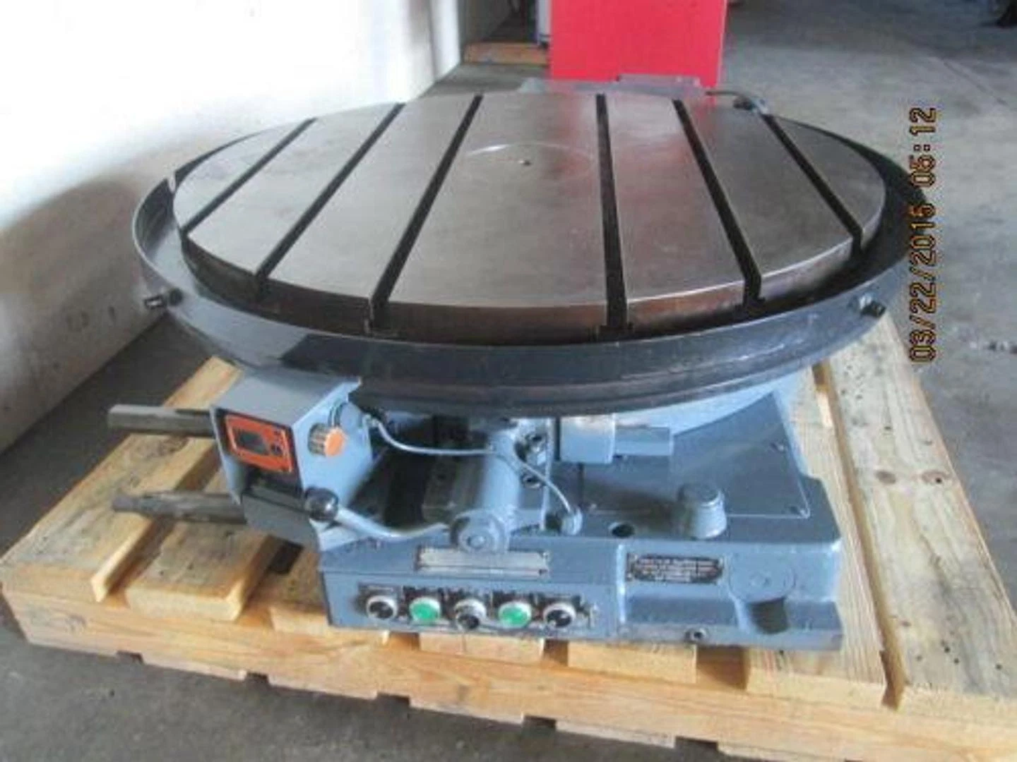 42" Lucas precision motorized rotary table with CNC connectors - Image 6
