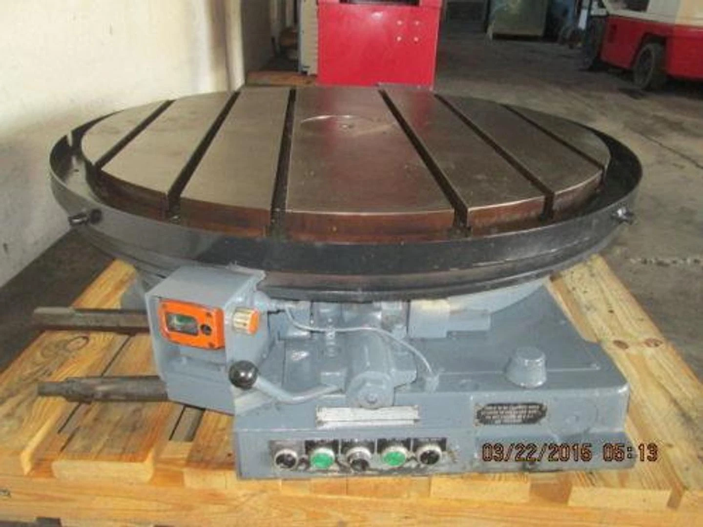 42" Lucas precision motorized rotary table with CNC connectors - Image 8