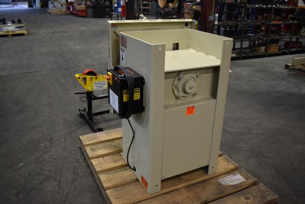 3000 lb. Pandjiris #HS-30, headstock, Gripper chuck, 30" x30" table, variable speed rotation - Image 4