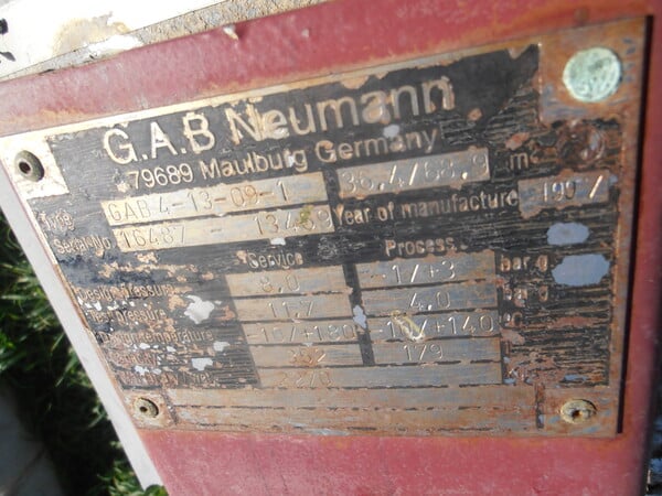 741 sq.ft. GAB Neumann #GAB-4-13-09-1, Heat Exchanger, Block, Graphite, 116/43 psi, 1997 - Image 9