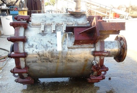 90 sq.ft., Spiral Heat Exchanger, American Heat Reclaming #1-V, Stainless Steel, 75 psi @ 275°F, 1975 - Image 2