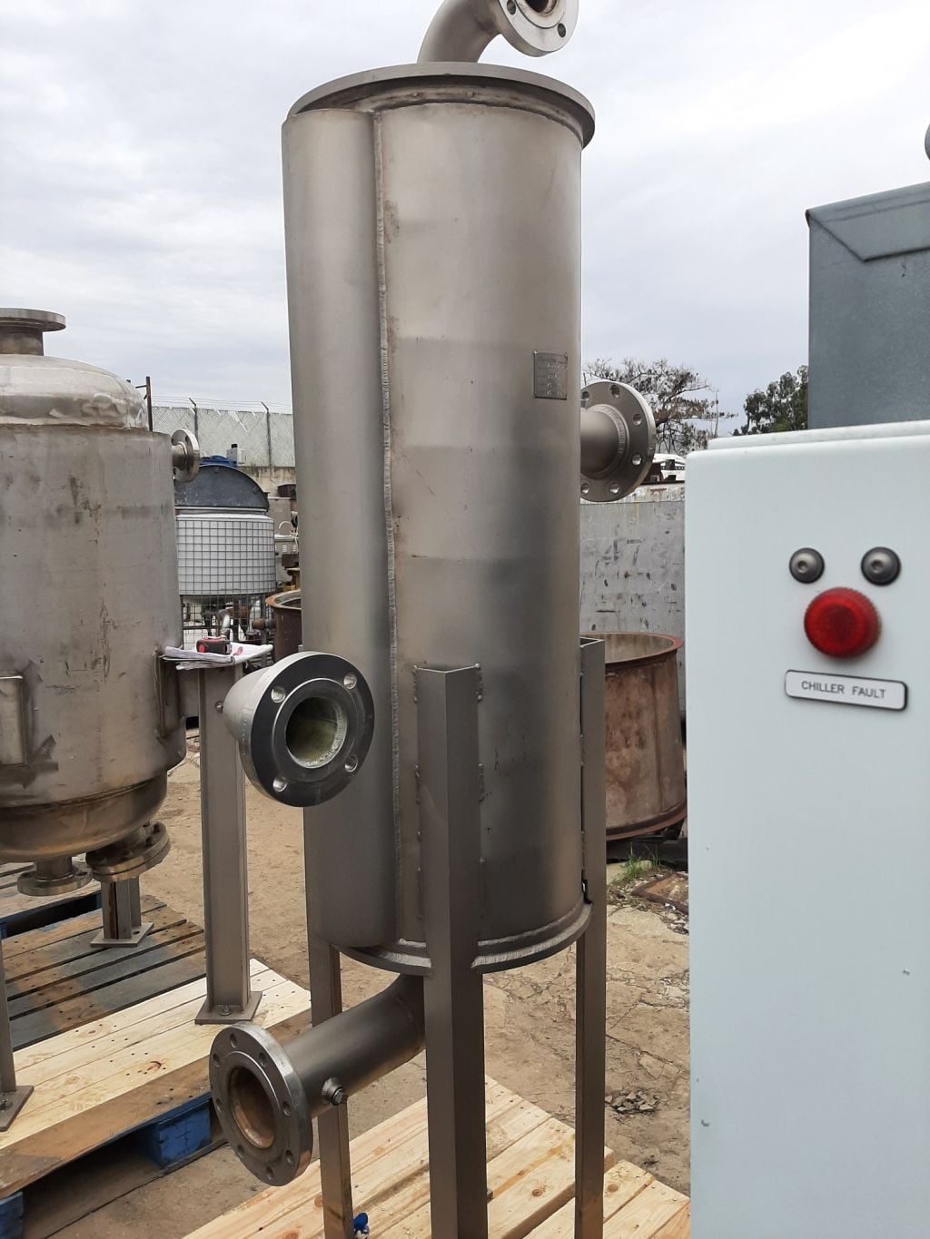 Spiral plate heat exchanger, Elanco #M-205-48-C-V, 75 psi @ 200°F - Image 2