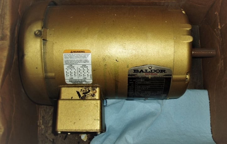 1 HP 1750 RPM Baldor, Frame 56C, TEFC, 208-230/460 Volts (2 available) - Image 1
