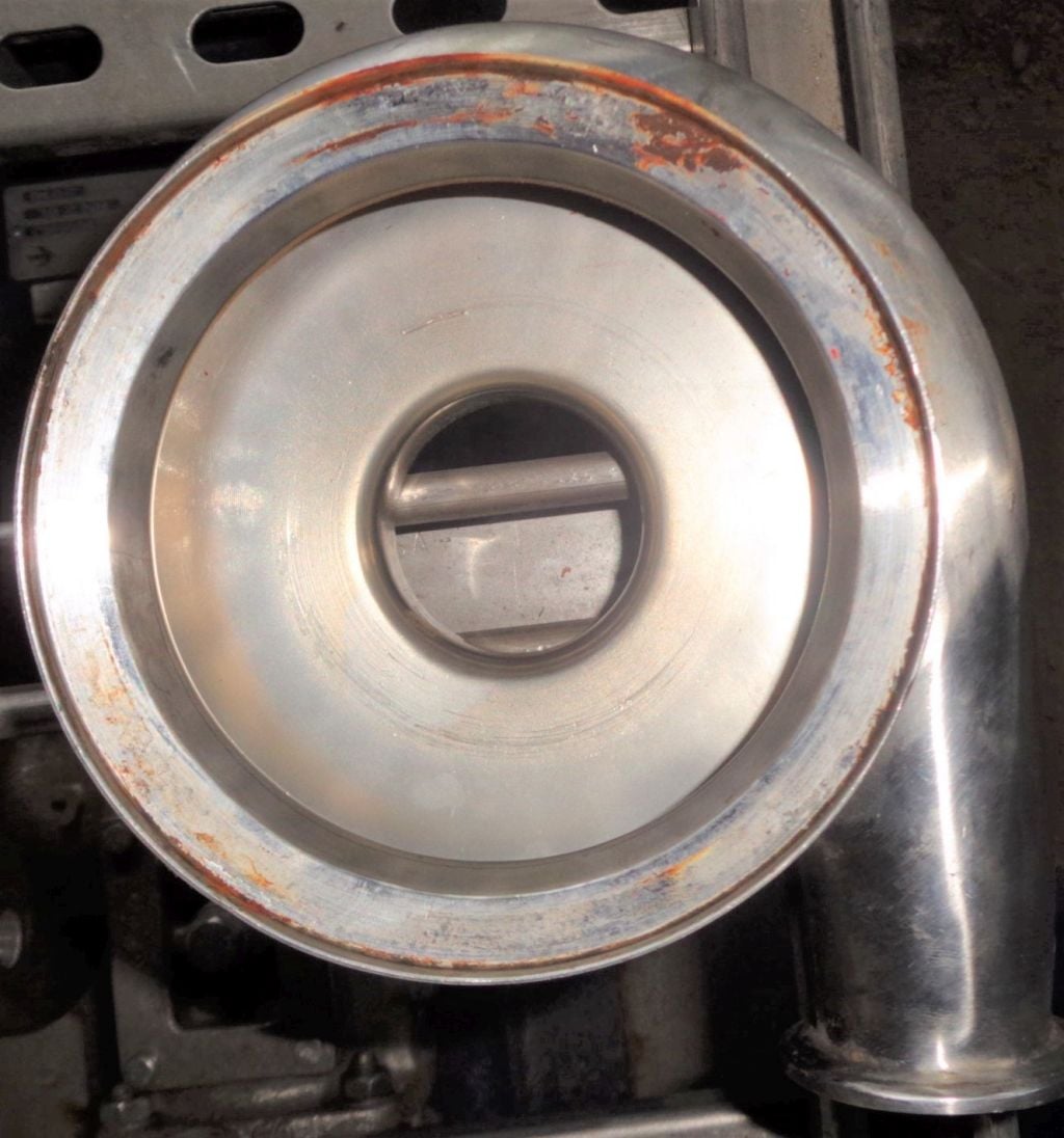60 GPM @ 40' TDH, Tri-Clover #C114MD56T-S, 316 Stainless Steel centrifugal pump, 1 HP, 1.5" inlet, 1" outlet - Image 5