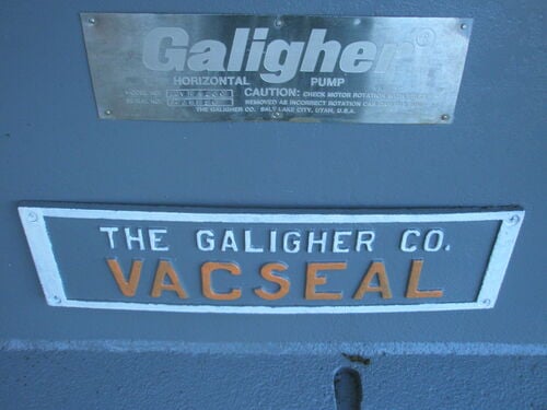 3500 GPM @ 75' TDH, Galigher Vacseal #12VRA200, rubber lined centrifugal pump, 125 HP - Image 7