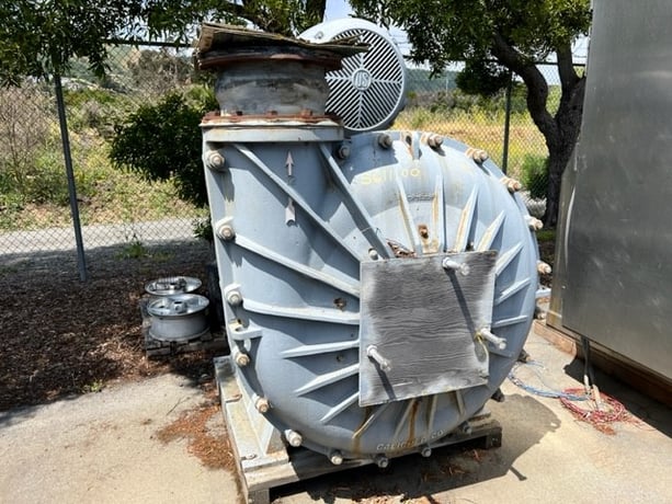 3500 GPM @ 75' TDH, Galigher Vacseal #12VRA200, rubber lined centrifugal pump, 125 HP - Image 9