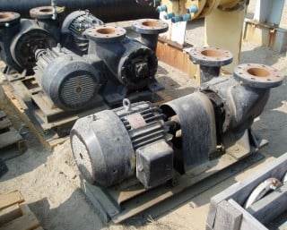 Carbon Steel centrifgual pump, 15 HP, 5" inlet, 5" outlet (4 available) - Image 2